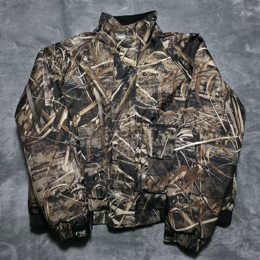 Onyx Flotation AID Jacket Camo, U.S. Coast Guard Approved Type III Mens 3XL Coat